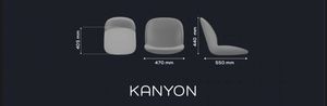 KANYON Modern European Style Semi-Finished <b>Stackable</b> <b>Dining</b> <b>Chair</b> Polyurethane Foam Mold Portable Backrest Eco-Friendly Living - Product Image 5