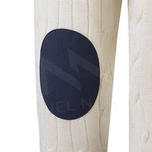 2024 diseñador de moda suéter masculino recién llegado transpirable algodón otoño cuello redondo suéter de punto para hombres Anti-retráctil - Product Image 3