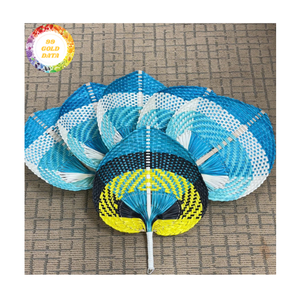 Abanico de bambú elaborado con finas costillas de bambú y hojas plegadas de Vietnam para regalos de boda y folletos promocionales - Product Image 6