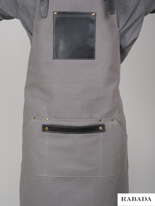 Tablier en toile polyvalent avec poches à outils pour tous les types de travail Tablier pour le travail du bois à sangle réglable, tablier en toile - Product Image 3