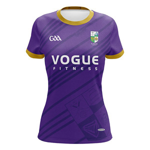 Camiseta de fútbol GAA sublimada de poliéster 100% de alto rendimiento, ropa de fútbol de diseño sólido para jugadores de Irlanda, estilo de conjunto - Product Image 1