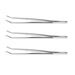 Alicates de apósito de algodón, fórceps dentales estilo bandera, instrumento de acero inoxidable de grado quirúrgico para vestir maquinaria de embalaje CE - Product Image 2