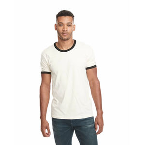 <b>Men</b> Fine Jersey Ringer T-<b>shirt</b> Short Sleeve Top Next Level Apparel 3604 - Unisex Ringer T <b>Shirts</b> - Product Image 2