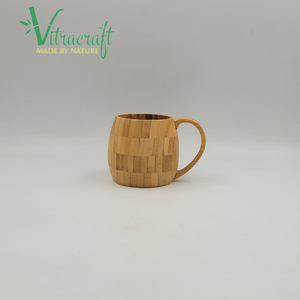 Holesale-Tazas de bambú hechas a mano, taza de bambú ressed con asa - Product Image 4