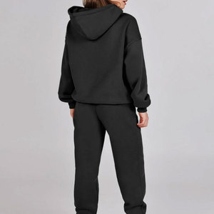 Meilleur prix personnalisé hiver solide poids lourd femmes pull survêtements jogging sportswear respirant course - Product Image 5