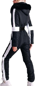 Traje de esquí impermeable y cortavientos para mujer, conjunto de una pieza para deportes al aire libre, cálido, para chicas, nuevo para comercio exterior - Product Image 5