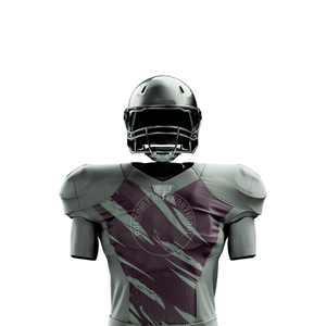 Uniforme d'équipe de football américain pour hommes, maillot et pantalon, tissu respirant à séchage rapide pour l'entraînement, la pratique et le jour du match - Product Image 5