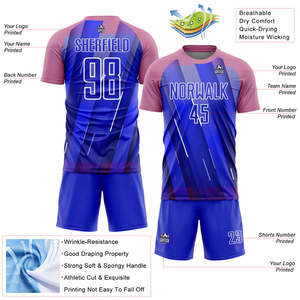 Proveedor de camisetas de fútbol al por mayor conjuntos de uniformes de fútbol avanzados tela transpirable duradera diseñada para academias y ligas - Product Image 5