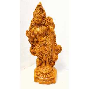Handmade Terracotta Saraswati Artwork Medium Ma <b>Vintage</b> Design Style for Office & Living <b>Room</b> <b>Vintage</b> Handicraft Interior <b>Decor</b> - Product Image 2