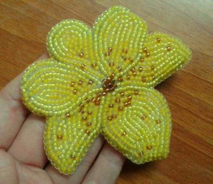 Broderie complexe écologique classique et détail de perles porte-clés perlé fait à la main d'Inde pour bracelet - Product Image 2