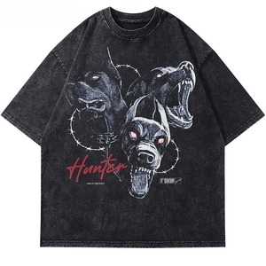 Summer Oversized Boxy Fit T Shirt Streetwear Loose Fit Hommes Femmes Casual Hip Hop Short Sleeve Unisex Cotton Top - Product Image 4