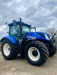 2024 New-Hollands T5.110 Tractor 107HP 4WD para granja y agricultura con motor y motor. - Product Image 2