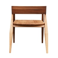 Nouveau modèle de chaise de restaurant minimaliste en bois de teck meubles de restaurant ensembles de restaurant moderne chaise de café et table ronde