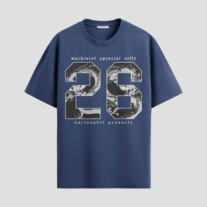 เสื้อยืดผู้ชายไซส์ใหญ่คุณภาพสูง ออกแบบเองได้ ผ้าฝ้ายถัก 100% แขนสั้น ดีไซน์ตามสั่ง เป็นมิตรกับสิ่งแวดล้อม ระบายอากาศได้ดี - Product Image 1