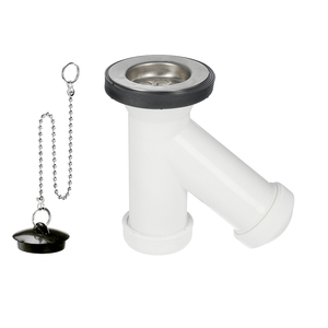 Sifone e gorgogliatore con valvola e tappo, uscita da 1-1/2" 0/40 mm. - Product Image 1