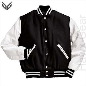 Veste Letterman de style High-Street pour hommes personnalisée avec logo en toile de laine de haute qualité pour l'hiver vêtements d'extérieur bas quantité minimale de commande - Product Image 3