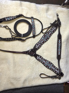 Collier de tête de cheval de style anglais professionnel, harnais haute résistance pour le saut d'obstacles et l'utilisation quotidienne en écurie, collier de tête de cheval - Product Image 4