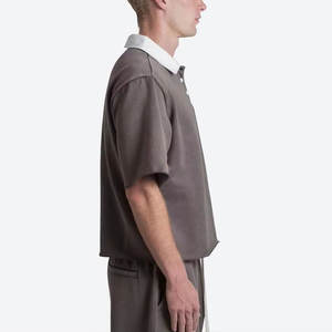 Camiseta Polo Holgada con Mangas Anchas y Sensación Cómoda, Camiseta Polo Holgada de Moda - Product Image 3