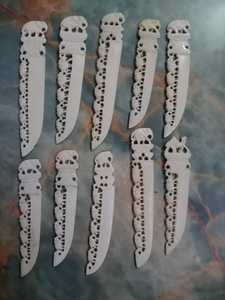 Abridores de letras de hueso hechos a mano tallados a mano ideales para usar como promociones y regalos adecuados para reventa - Product Image 2