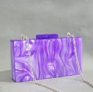 Acrylique élégant pochette sacs à main femmes sacs dames sacs en marbre femmes sac à main dames mini sacs femmes au prix d'usine en gros - Product Image 1