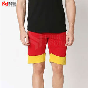 Pantalones cortos de gimnasio para hombre personalizados 100% algodón de secado rápido y cómodo diseño sólido con logotipo personalizado servicio OEM hecho en fábrica disponible - Product Image 5