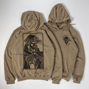 American Street for Tide Patrón personalizado Impresión Pullover Sudadera con capucha para hombres Mujeres Color sólido Sudadera deportiva Tendencia - Product Image 5