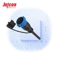 30A 5A Stecker/Buchse Hybrid Push-Lock Wasserdichter Steckverbinder M25 3+8 Pin IP67 Formgepresstes Kabel Smart-Beleuchtungssteuerungssystem für