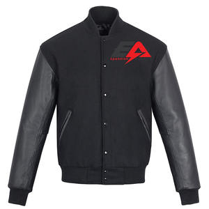 Nouveau haute qualité à la mode hommes Baseball laine corps lettre hommes varsity vestes prix de gros - Product Image 1