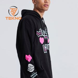 Sweats à capuche avec impression bouffante de qualité supérieure vêtements pour adultes Offre Spéciale confortable prix bon marché sweats à capuche pour hommes avec logo personnalisé/design - Product Image 3