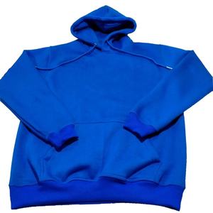 Sweat à capuche de haute qualité, tendance, brodé, imperméable, 100% coton, style streetwear, bleu royal - Product Image 2