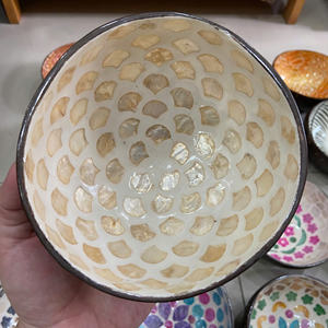 PROVEEDOR DE VIETNAM DE CUENCO DE CASCA DE COCO CON PERLA AL MEJOR PRECIO AL POR MAYOR CUENCO PARA DECORACIÓN - Product Image 4