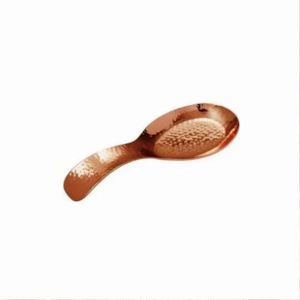 Resto de cuchara con acabado de cobre Resto de cuchara personalizado Color personalizado Artesanía India hecha a mano - Product Image 1