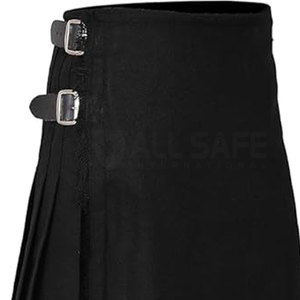 Kilts de tartán escocés para hombre, trajes tradicionales de montaña con pliegues de cuchillo y diseño de correa de cuero ajustable - Product Image 3