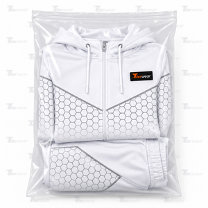 Conjunto deportivo sublimado para hombre, con sudadera con capucha blanca con cremallera y estampado geométrico, conjunto de 2 piezas para correr y hacer ejercicio. - Product Image 6