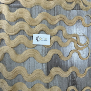 Sun Hair Company Extensions de cheveux Remy blonds de haute qualité à cuticule alignée Body Wave Extensions de cheveux humains vietnamiens - Product Image 3