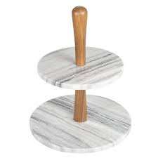 Marble Cake Stand 2 Tier Crystal Cake Base Stand <b>Swing</b> Cake Stand for Wedding Birthday Party Decoration for Holder - Product Image 5