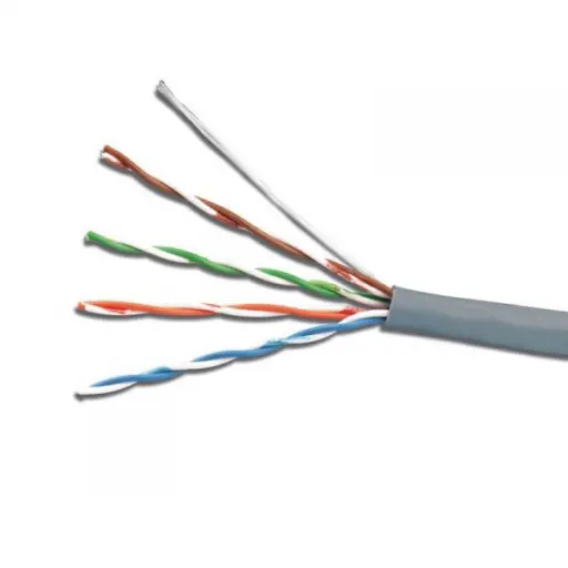 UTP Cable 4*2*0.51 Copper PVC Grey Cat5e Indoor Installation FTP UTP Cable Twisted Pair Cable