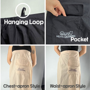 HEDYS GROOMING Tablier de toilettage pour chien en tissu nylon moderne et léger, accessoire de toilettage pour animaux de compagnie de qualité supérieure - Product Image 5