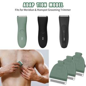 Lames de rechange hygiéniques en céramique vertes pour tondeuse corporelle et tondeuse à cheveux - Product Image 2