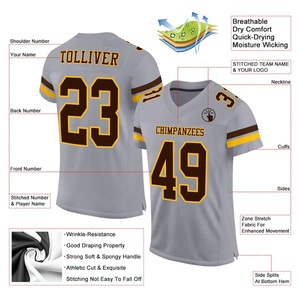 Ensemble de maillots de football personnalisés à séchage rapide pour hommes, nouveaux vêtements d'entraînement d'équipe de football sublimés - Product Image 2
