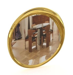 Espejos de pared de diseño moderno de calidad superior de alta demanda para decoración de pasillo de oficina en casa decoraciones de pared de Metal Vertical venta India - Product Image 3