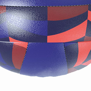 Ballon de volley-ball haute performance personnalisé à 18 panneaux en TPU, imprimé 4 couleurs, taille adulte, avec coutures à la machine, fabriqué au Pakistan - Product Image 6