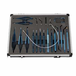 Juego de 21 Piezas de Instrumental Oftálmico Intraocular para Cirugía de Cataratas, Microherramientas Reutilizables, Instrumental Quirúrgico Manual de Acero para Ojos, Certificado CE, 1 Año de Garantía - Product Image 2