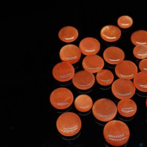 Cuentas talladas de forma redonda suave de piedra lunar de melocotón Natural, cuentas de piedras preciosas sueltas de tamaño libre para hacer joyas, abalorios sueltos a granel - Product Image 5