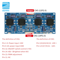 Meilleur choix 24V LED LCD écran Riser 50 pouces 75 pouces LCD TV rétro-éclairage affichage plaque à courant constant composants électroniques faibles