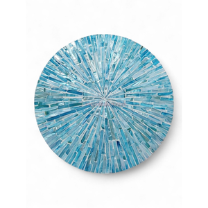 Manteles Individuales de Nácar Azul Natural para Comidas Diarias y Decoración de Mesa - Product Image 1