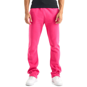 Logo personnalisé Pantalons de jogging empilés pour hommes avec poche Streetwear Pantalons de survêtement évasés pour hommes Pantalons de survêtement empilés du Pakistan - Product Image 3