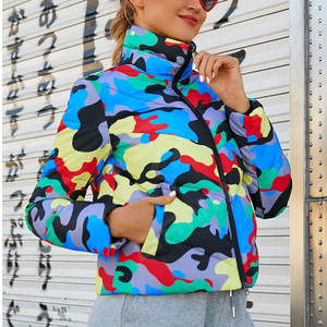 Blouson d'aviateur chaud et respirant avec logo personnalisé blouson d'hiver épais pour femmes imperméable à l'eau de style décontracté - Product Image 4