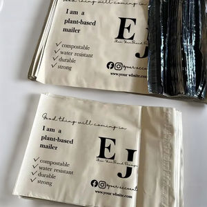 LDPE personalizado 10x13 negro biodegradable resistente a la humedad embalaje de sobres impermeables para enviar zapatos - Product Image 3