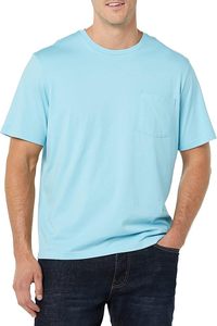 T-shirt col rond 100% coton pour hommes personnalisé Jersey surdimensionné Long Design décontracté Options imprimées vierges 260 grammes Lettre tricotée - Product Image 6
